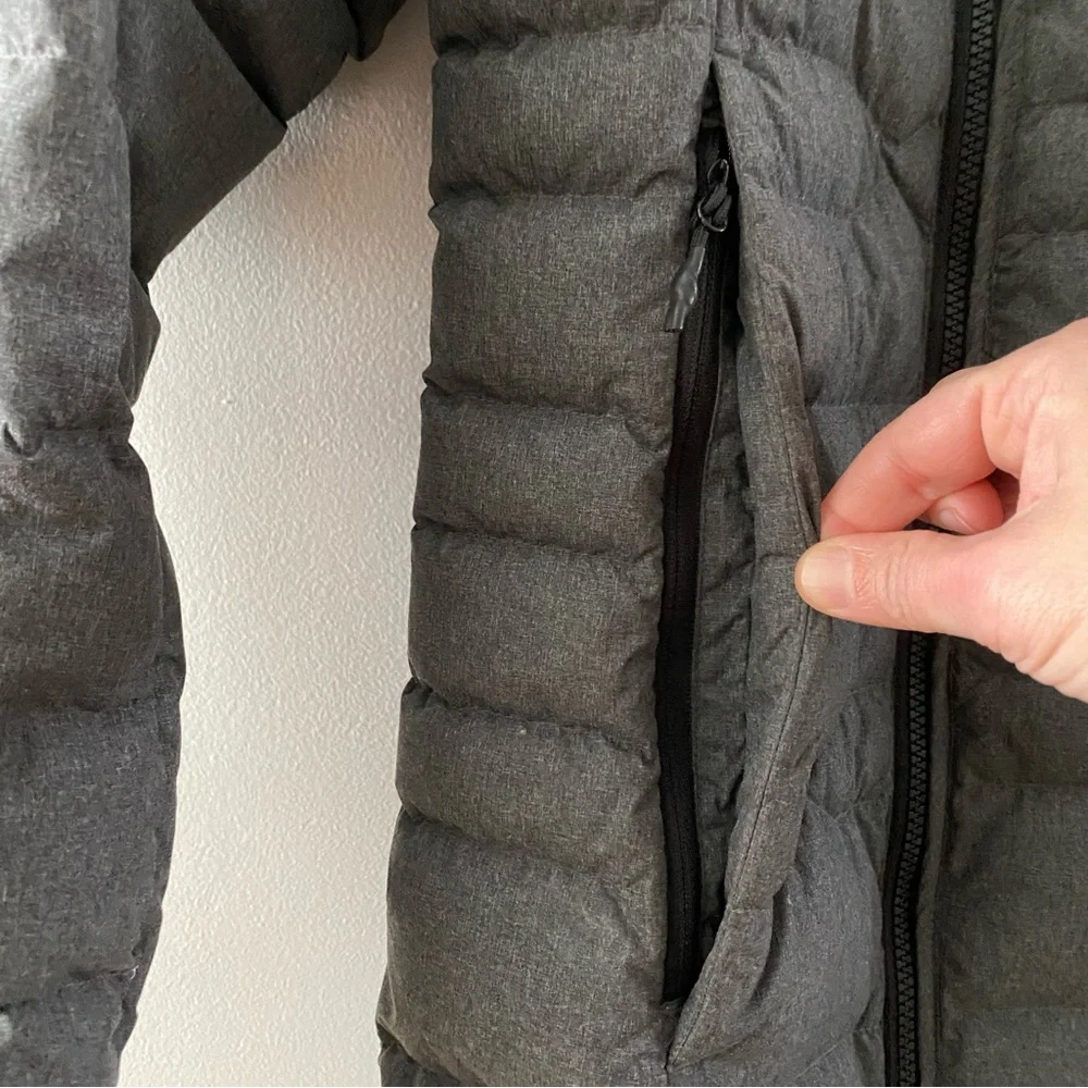 The North Face Gray 550 fill Down Far Northern Parka Jacket Women's Size Medium - Picture 7 of 16